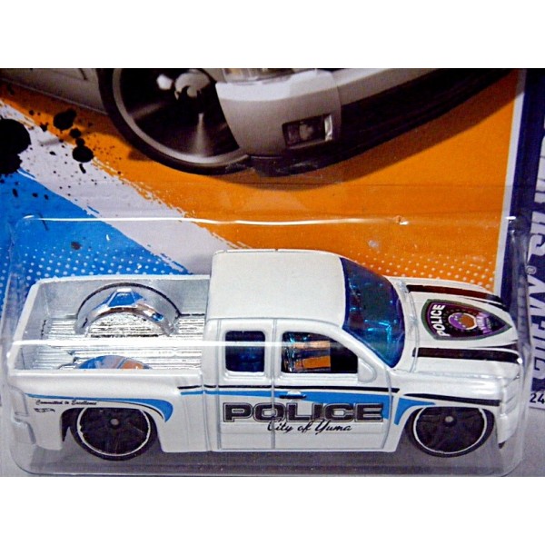Hot Wheels Yuma AZ Police Dept. Chevrolet Silverado Pickup Truck