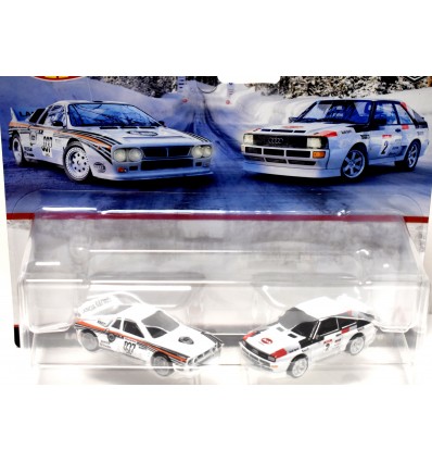 Hot Wheels Premium Rallye Racing Set Audi Sport Quattro