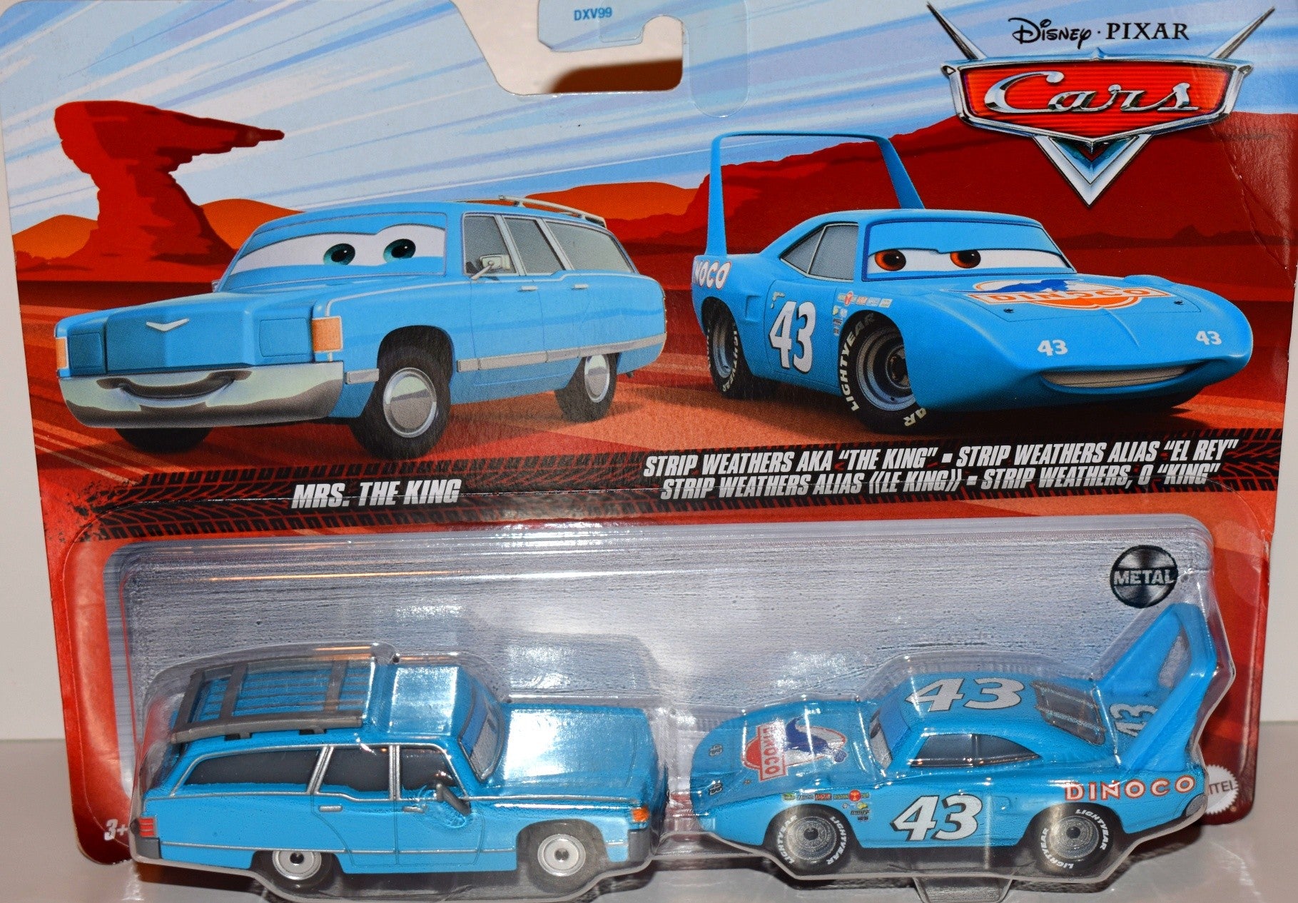 Disney CARS - Mr & Mrs The King Set - Plymouth Superbird and