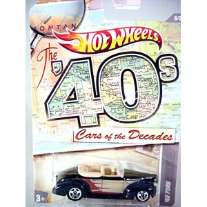 Hot Wheels Cars of the Decades - 1940 Ford Convertible