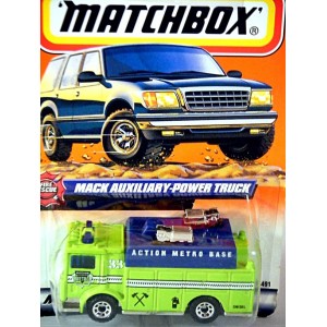 Matchbox - Mack Auxilliary Power Fire Truck