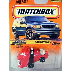 Matchbox - RotWheeler - Rottweiler Dog Car