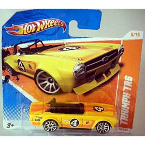 Hot Wheels Triumph TR6 SCCA Race Car - Short Card