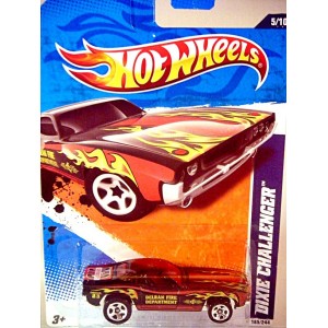 Hot Wheels - Dodge Challenger Muscle Car - Dixie Challenger - Delran Fire Chief