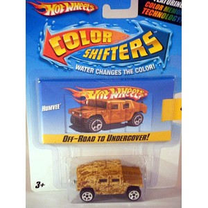 Hot Wheels Color Shifters - Military HummVee - Hummer H1
