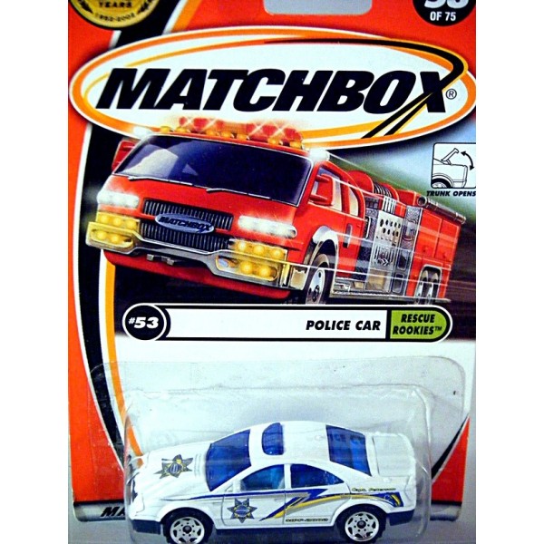 Matchbox Hot Wheels Police Car