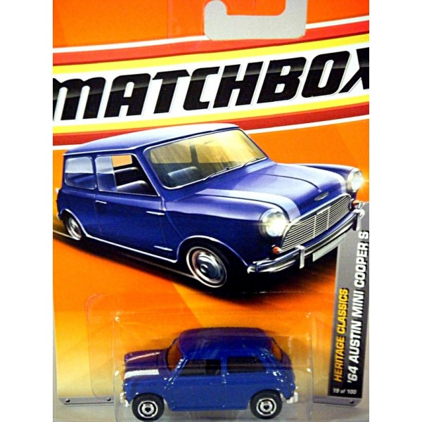 Matchbox France 1964 Austin Mini Cooper white 10/12 