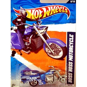 Hot Wheels - Longmont Police Boss Hoss Motorcycle - Trike