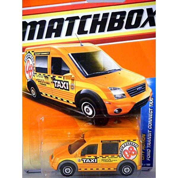 Matchbox Ford Transit Connect Taxi Cab 