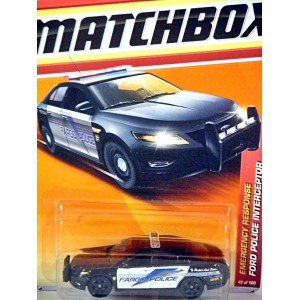 Matchbox - Ford Police Interceptor - Fargo Police Dept.