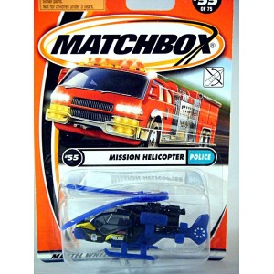 Matchbox Police Helicopter