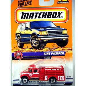Matchbox International Fire Pumper - USA Only Release