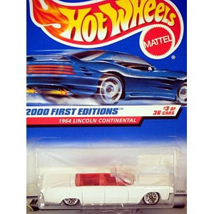Hot Wheels 2000 First Editions 1964 Lincoln Continental Convertible