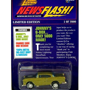 Johnny Lightning Limited Edition News Flash 55 Chevy Promo