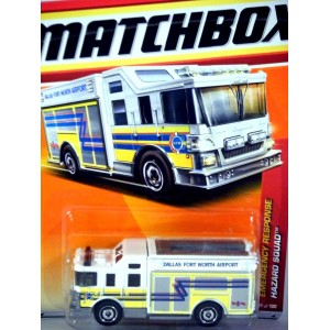 Matchbox - Dallas Ft Worth Airport Emergency Response Hazard Squad Truck