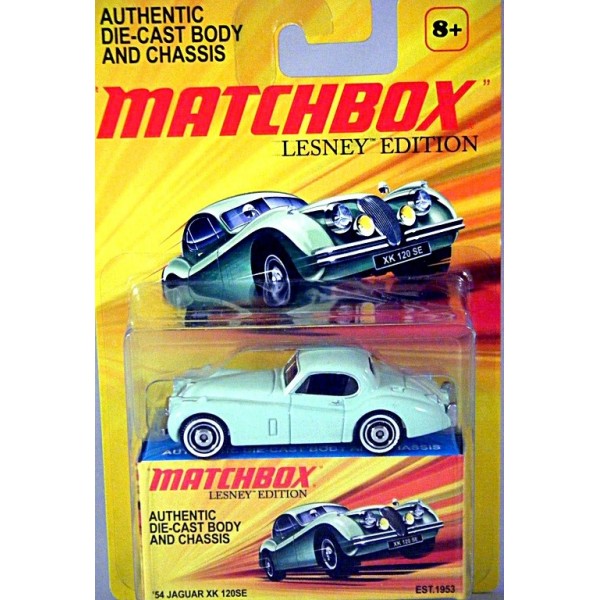 Blue Mint/Boxed Matchbox Superfast Jaguar XK120se Coupe 