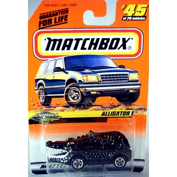 matchbox alligator car