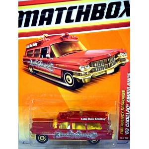 Matchbox 1963 Cadillac EMT Ambulance