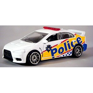 Matchbox Mitsubishi Lancer EvolutionX Police Patrol Car