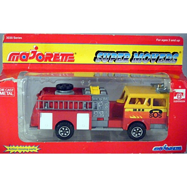 SEMI FIRE ENGINE WITH LADDER TRAILER 8" NEW Details about   MAJORETTE SUPER MOVERS #612 F.D.N.Y