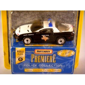 Matchbox Premiere Series - Texas Highway Patrol Chevrolet Camaro Z-28 Police Car