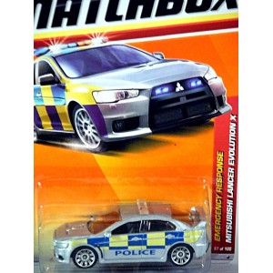 Matchbox Mitsubishi Lancer EvolutionX Police Patrol Car