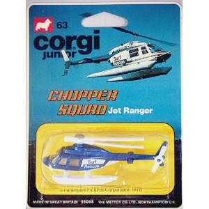 Corgi Juniors - Chopper Squad Jet Ranger Surf Rescue Helicopter