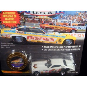 Johnny Lightning Wild Willie Borsch 1972 Dodge Charger Funny Car