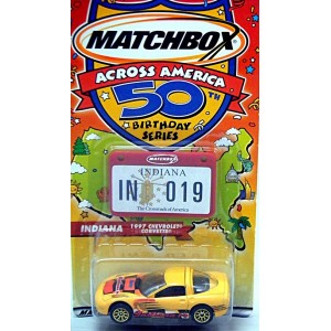 Matchbox Across America - Indiana Chevrolet Corvette