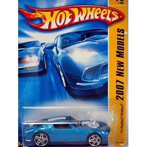 Blue Version 2007 Hot Wheels First Editions '70 Pontiac Firebird 16/36 