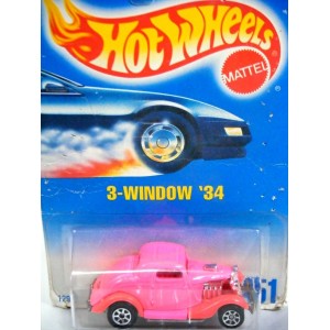Hot Wheels - 1934 Ford 3-Window Coupe Hot Rod (7SP Wls)