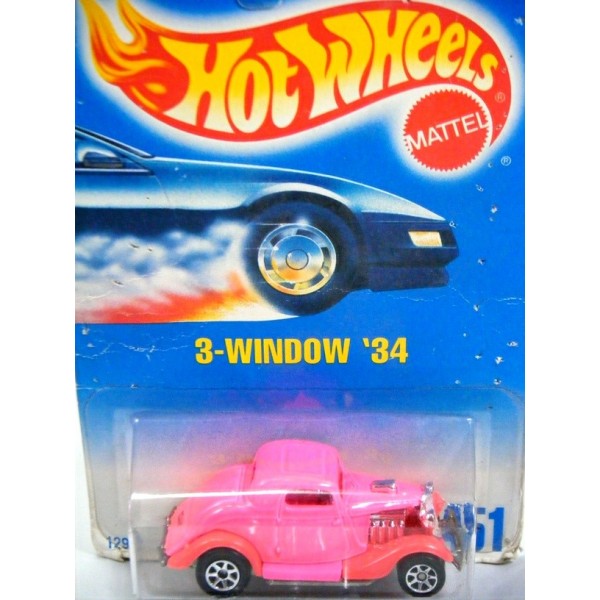 3 window 34 ford hot wheels