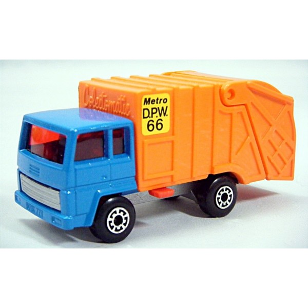 1990 Matchbox Refuse Disposal Truck MB36 Yellow/Green Die-Cast Metal
