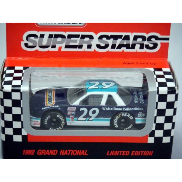 NASCAR 1992 Matchbox Racing Super Stars Diecast Cars Lot of 5 White Rose Collect 