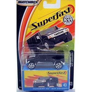 Matchbox 35th Anniversary Superfast - Hummer H2 SUV Concept