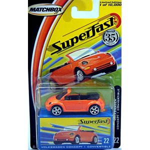 Matchbox - 35th Anniversary Superfast - Volkswagen Beetle Cabriolet