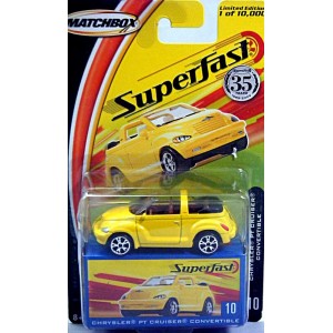 Matchbox - 35th Anniversary Superfast - Chrysler PT Cruiser Convertible