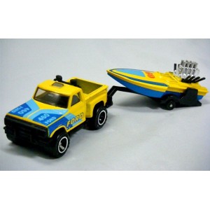 Matchbox - Ford Flareside Pickup Truck with Power Boat