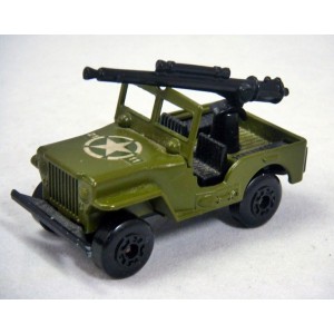 Matchbox (MB38-C-6) Military Jeep with Gun