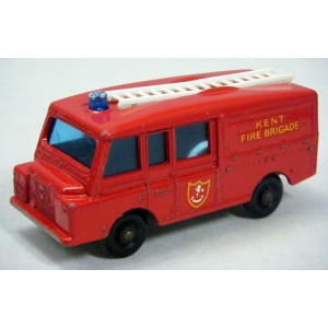 Matchbox Regular Wheels Land Rover Fire Truck - Kent Fire Brigade