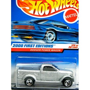 Hot Wheels 2000 First Editions Series - Dodge Power Wagon Pickup Truck