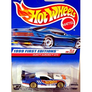 Hot Wheels 1999 First Editions Series - Oldsmobile Aurora GTS-1 Race Car