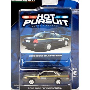 Greenlight Hot Pursuit Boone County Sheriff Ford Crown Victoria