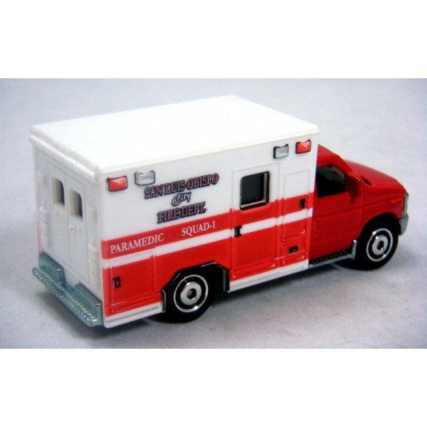 Matchbox - Ford E350 San Luis Obispo Fire Dept Paramedic Ambulance ...