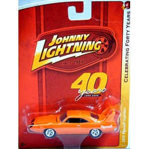 Johnny Lightning 40th Anniversary R-6 1970 Plymouth Superbird