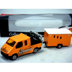 Majorette Trailers Series - Ford Transit Breakdown Van with Trailer