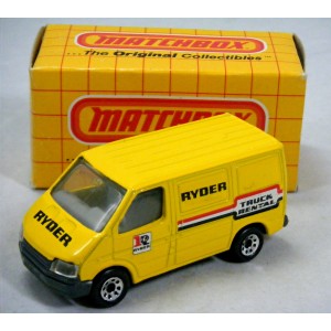 Matchbox - Ryder Truck Rental Ford Tranist Van