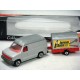 Majorette Trailers Series - Ford Econoline Van with Mobile Mechanics Trailer