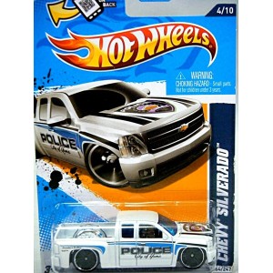 Hot Wheels - Yuma AZ Police Dept. Chevrolet Silverado Pickup Truck