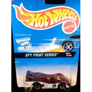 Hot Wheels Spy Print Series - Sol-Aire CX4